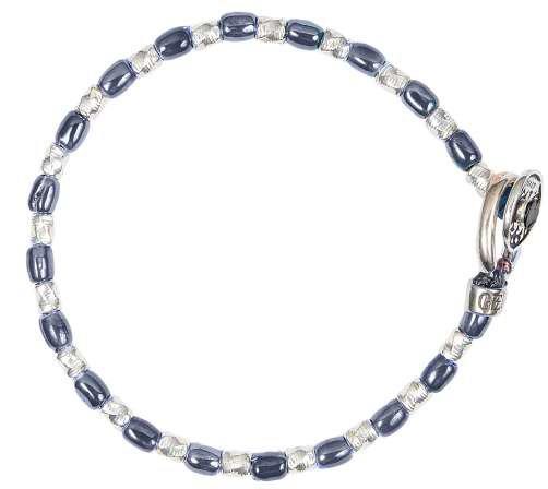 Bracciale Gerba Uomo Caracciolo in Argento Ceramica CS11 - CS11